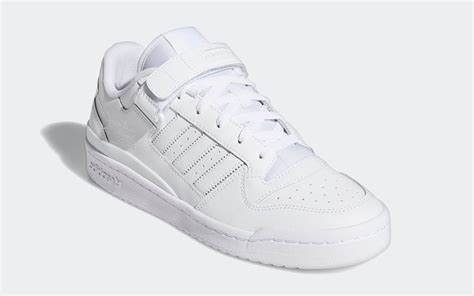 adidas Originals Forum Low trainers in triple white 